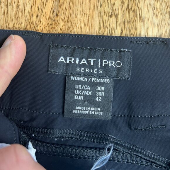 Ariat Pro Series -Tri Factor Grip Knee Patch Breech  Womens Size 30 - Picture 7 of 9